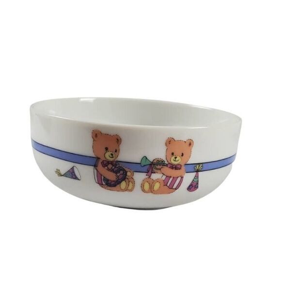 Parade by Shibata Child's Dish Set Mug and Bowl Bears Musical Instruments Japan - Picture 7 of 11